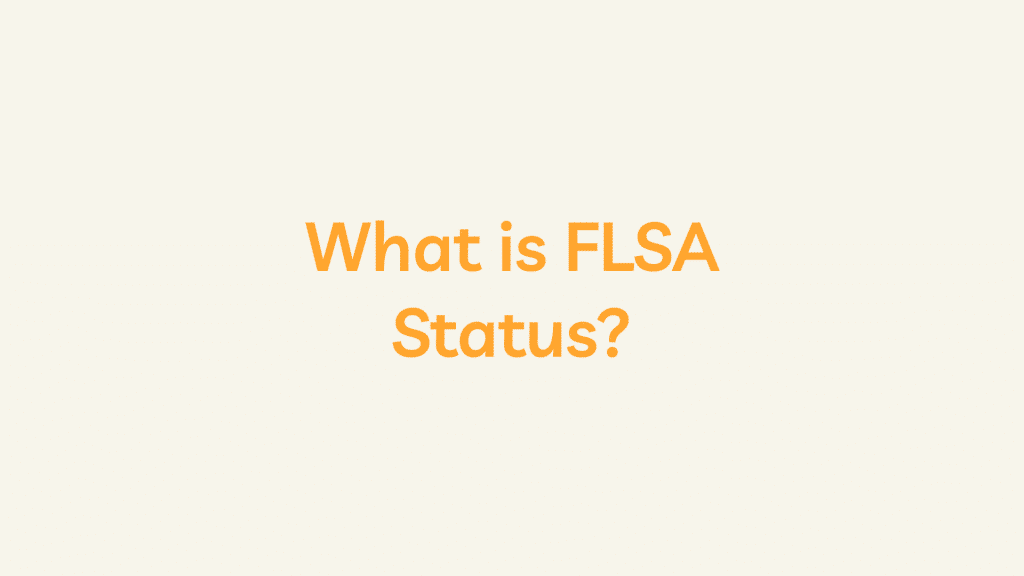 What is FLSA Status?