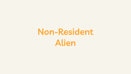 Non-Resident Alien