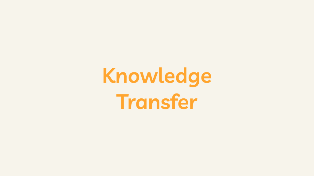 Knowledge Transfer