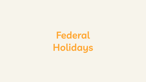 Federal Holidays