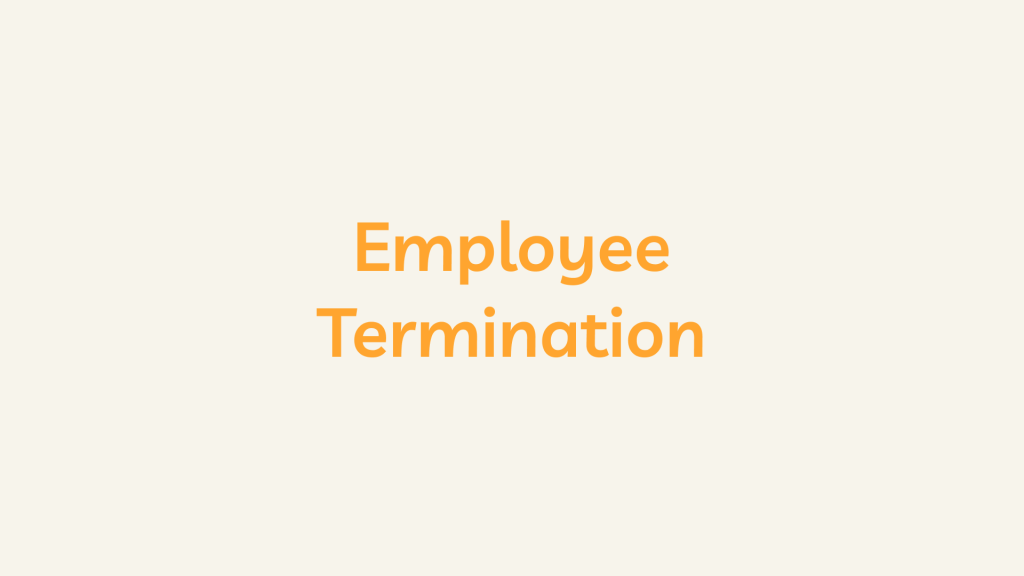 Employee Termination