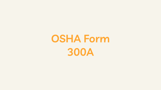 OSHA Form 300A