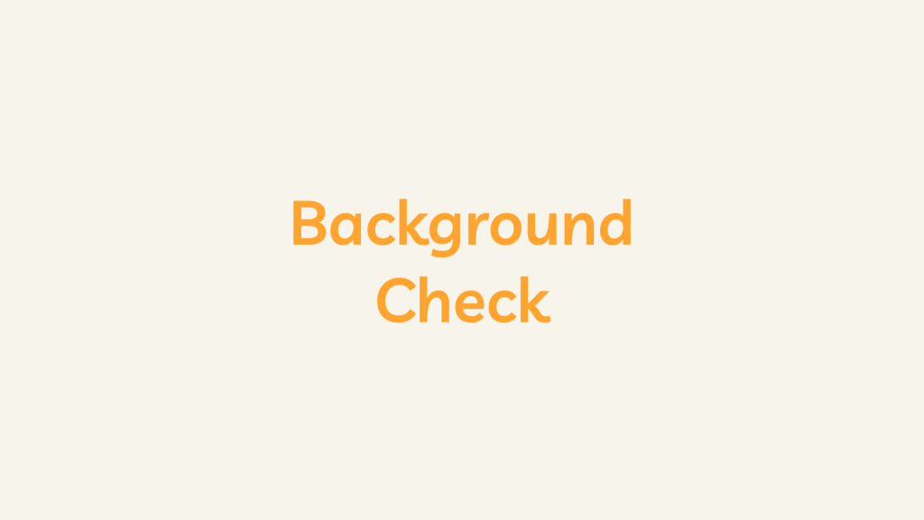 Background Check