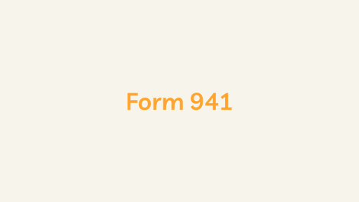 What is Form 941?