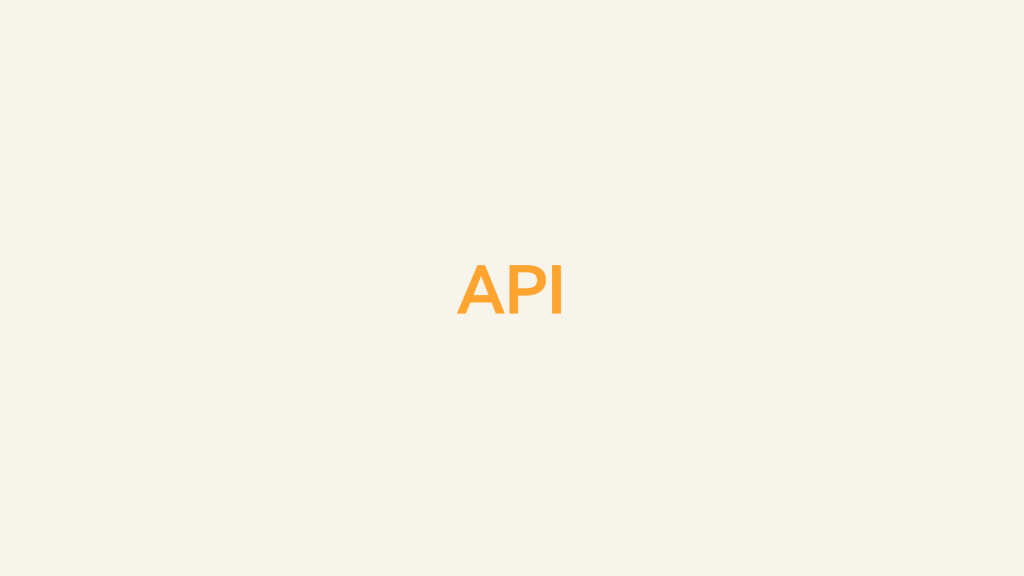 API