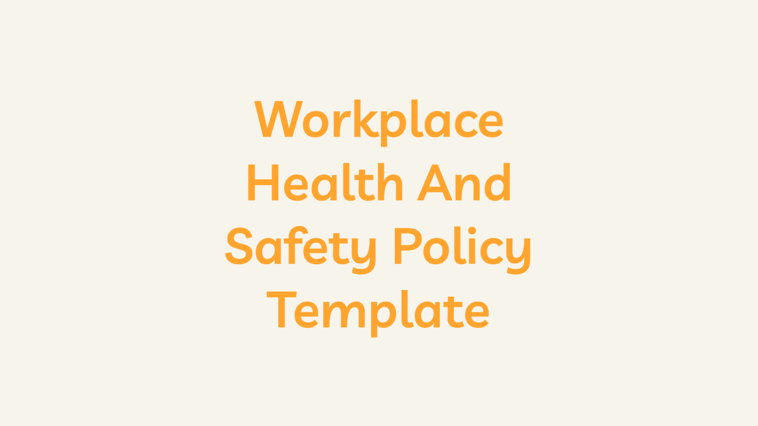 Flexible Working Hours Policy Template - FirstHR Resources Center